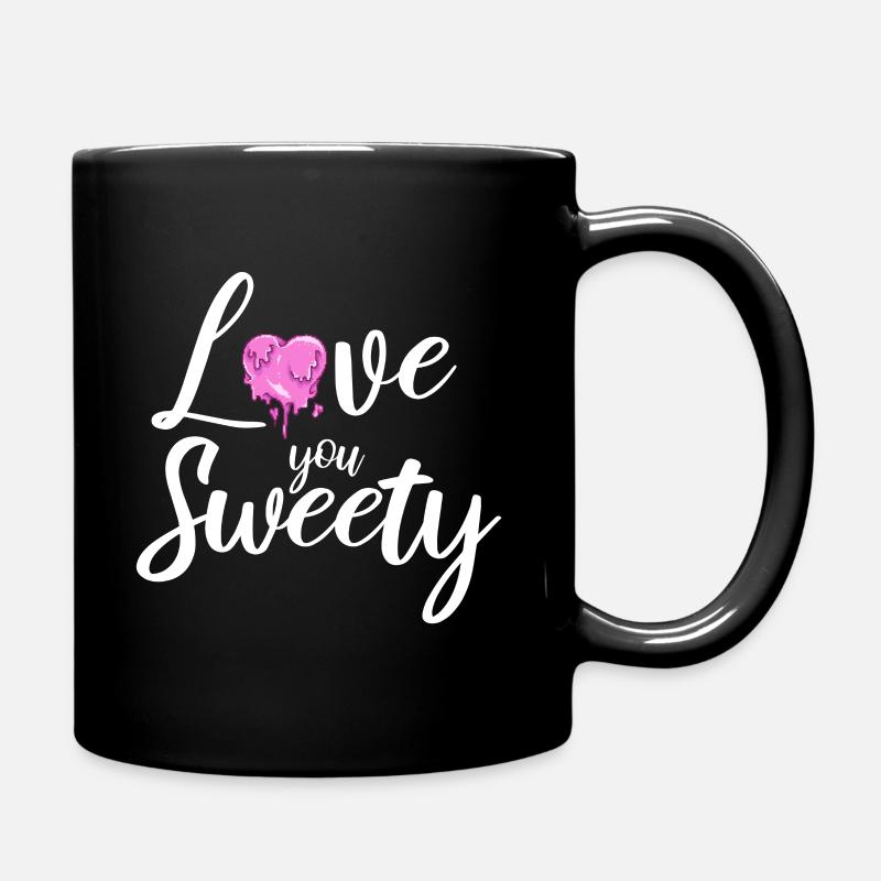 Je t'aime chérie - Mug uni - noir