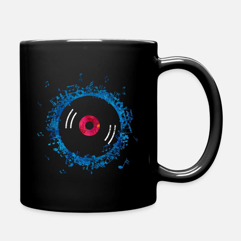 music - Full Colour Mug - black
