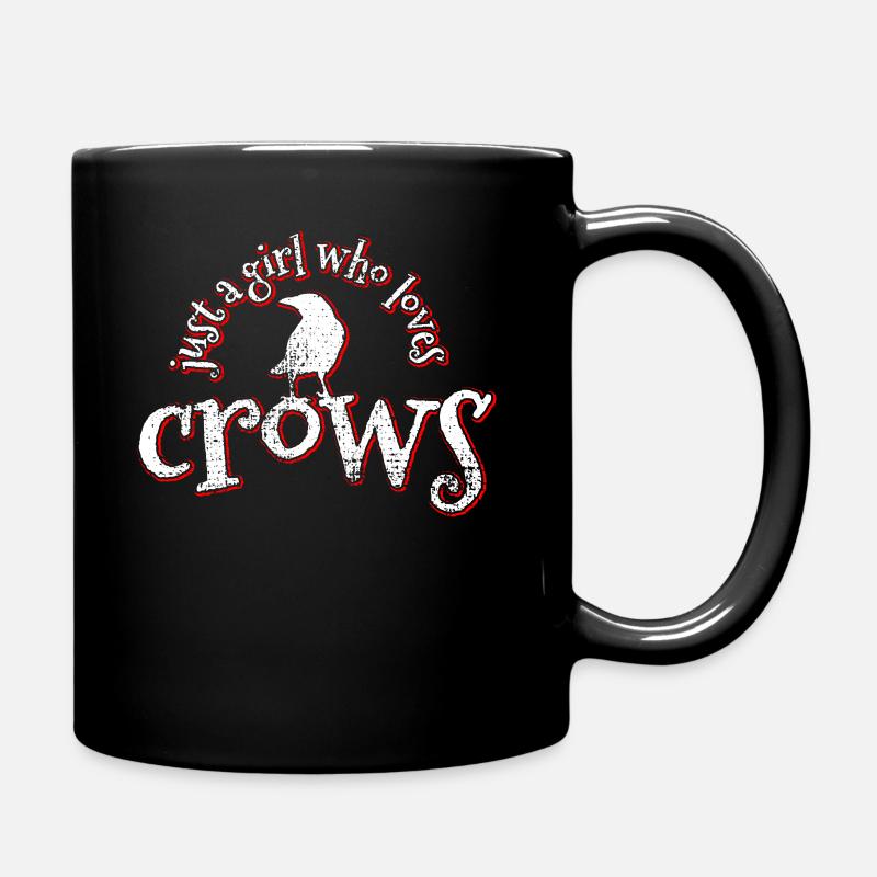Krähe Krähe Krähe - Tasse einfarbig - Schwarz