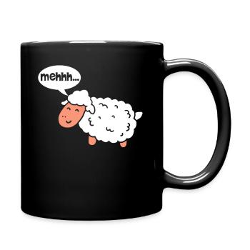 Sheep sheep sheep - Full Colour Mug - black - Right