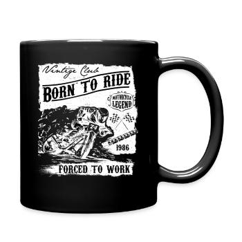 Motorcycle Motorcycle Biker Motorcyclist Gift - Full Colour Mug - black - Right