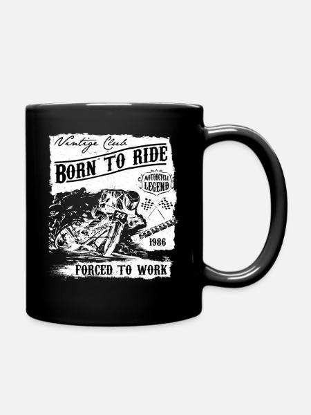 Moto motocyclistes motocyclistes motocyclistes cadeau - Mug uni - noir