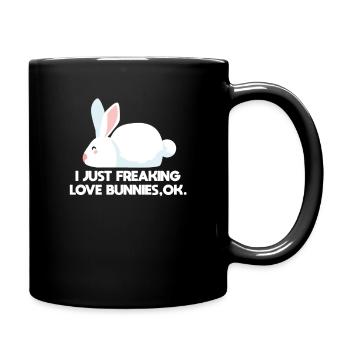 Hare - Full Colour Mug - black - Right