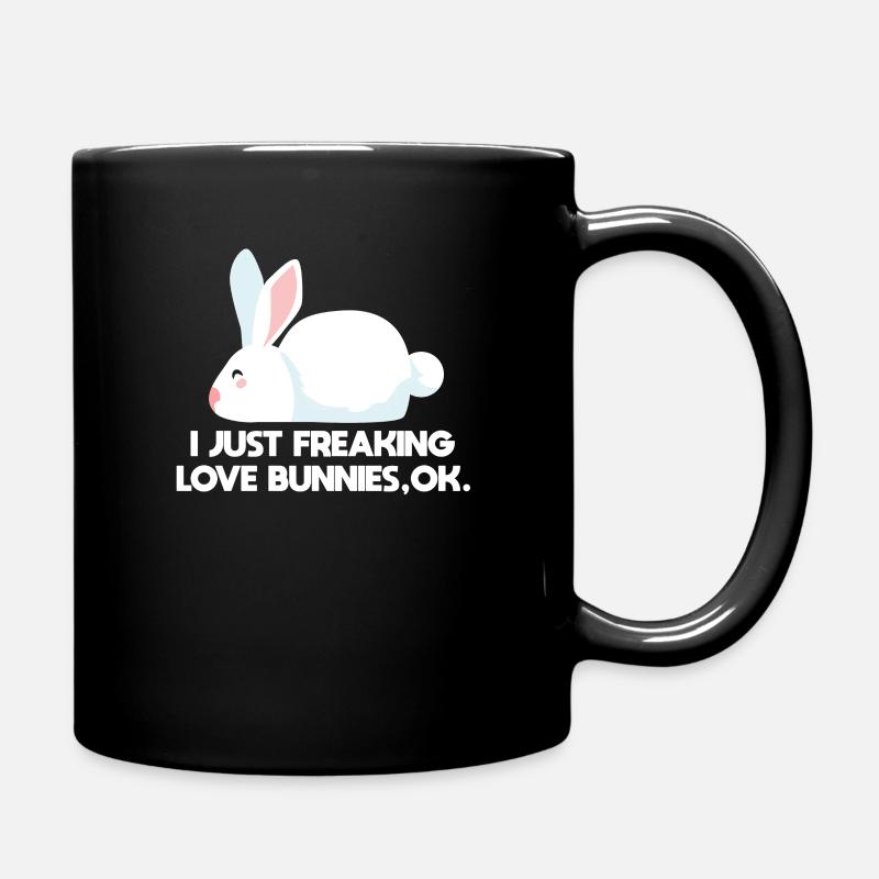 Hase - Tasse einfarbig - Schwarz
