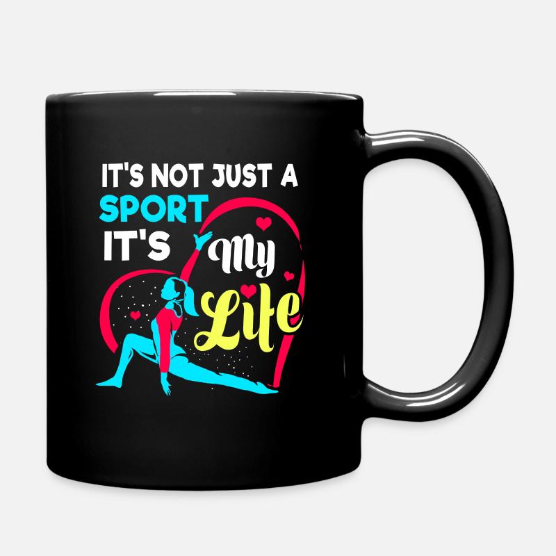 Gymnastik Handstand Turnen Kunstturnen Geschenk - Tasse einfarbig - Schwarz