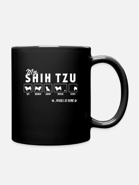 Shih Tzu - Full Colour Mug - black