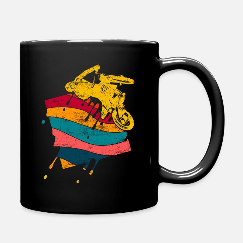 Rétro Braap Moto Quad Idée Cadeau - Mug uni - noir