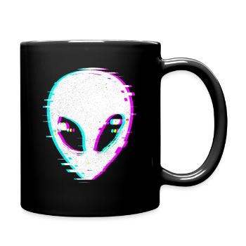 Aliens - Tasse einfarbig - Schwarz - Rechts