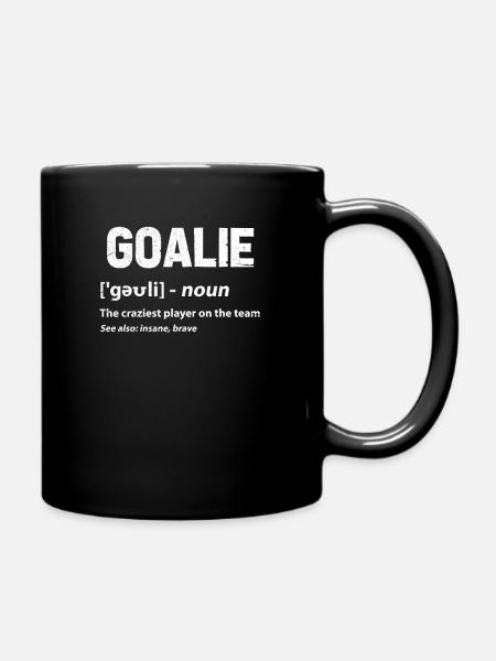 Goalkeeper Goalie Goalie Soccer Hockey Gift - Full Colour Mug - black