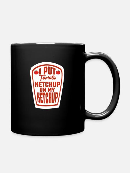 Ketchup - Full Colour Mug - black