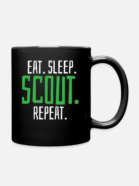 Scout Scouting - Full Colour Mug - black