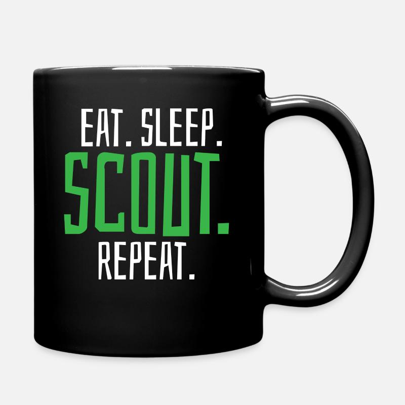 Scout Scouting - Tasse einfarbig - Schwarz