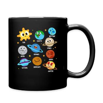 Univers du système solaire Planet galaxy - Mug uni - noir - Droite