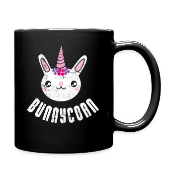 Ostern - Tasse einfarbig - Schwarz - Rechts