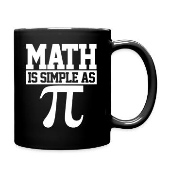 Pi Day - Tasse einfarbig - Schwarz - Rechts