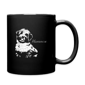 Havaneser Havanese - Tasse einfarbig - Schwarz - Rechts