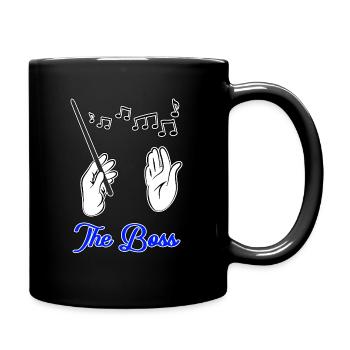 Conductor - The Boss - Full Colour Mug - black - Right