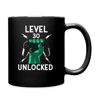 Chemise Débloquée Niveau 30 - Mug uni - noir - Droite