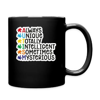 autisme - Mug uni - noir - Droite