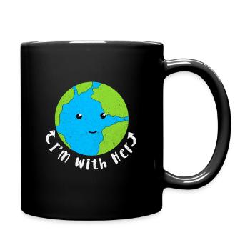 Earth Day - Full Colour Mug - black - Right