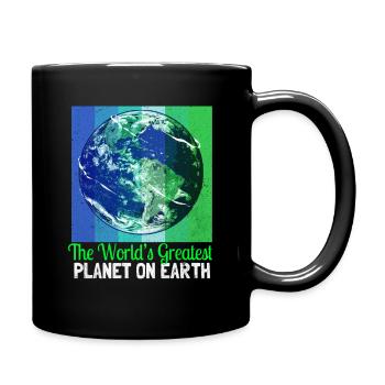 Earth Day - Full Colour Mug - black - Right