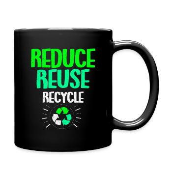Earth Day - Full Colour Mug - black - Right