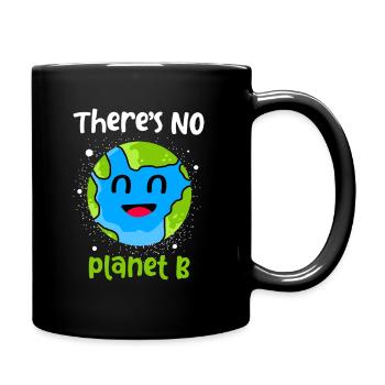 Climate Change Earth Day Environmental Protection Eco Organic Earth - Full Colour Mug - black - Right