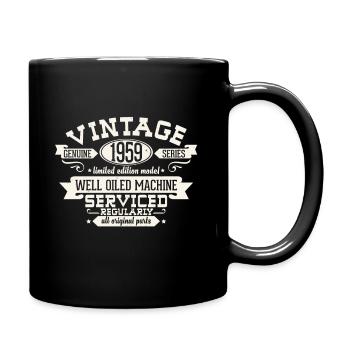 60th birthday - Full Colour Mug - black - Right