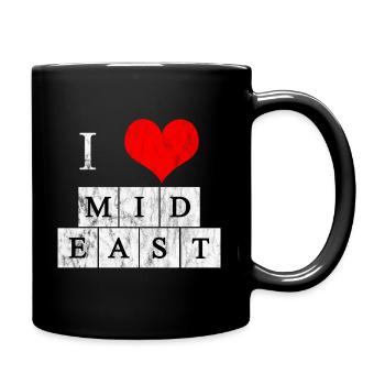 Amour du Moyen-Orient - Mug uni - noir - Droite