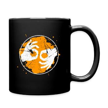 Cycle cadeau de la langue de discussion de la langue de conversation - Mug uni - noir - Droite