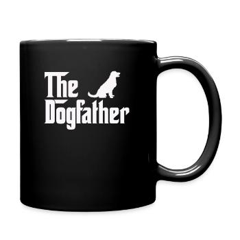 der Hundevater - Tasse einfarbig - Schwarz - Rechts