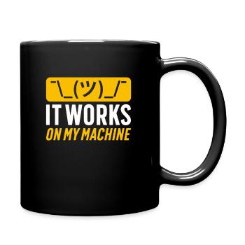 Ascii Coder CSS HTML Programmeur Nerd Geek - Mug uni - noir - Droite