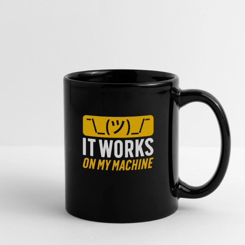 Ascii Coder CSS HTML Nerd Geek Programmierer Tasse einfarbig