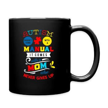 Autism Mom Mom Gift - Mug uni - noir - Droite