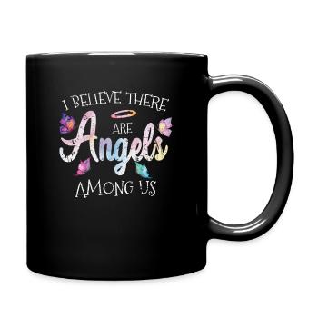 Angel Guardian Angel - Full Colour Mug - black - Right