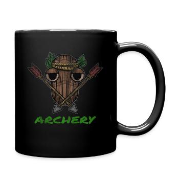 Archery and Crossbow Gift - Full Colour Mug - black - Right