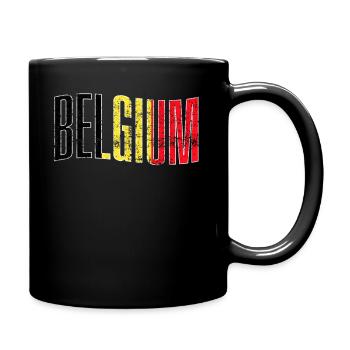 Belgien - Tasse einfarbig - Schwarz - Rechts