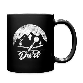 Darts Gift - Full Colour Mug - black - Right