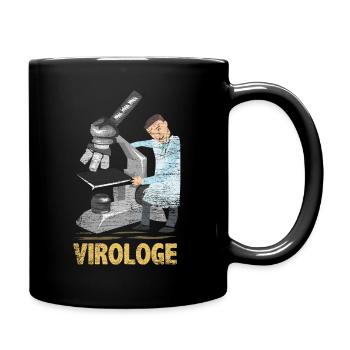 Virologist doctor gift - Mug uni - noir - Droite