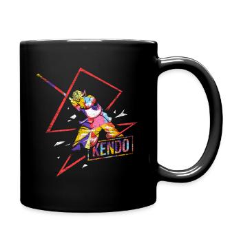 Kendo polygon gift - Full Colour Mug - black - Right