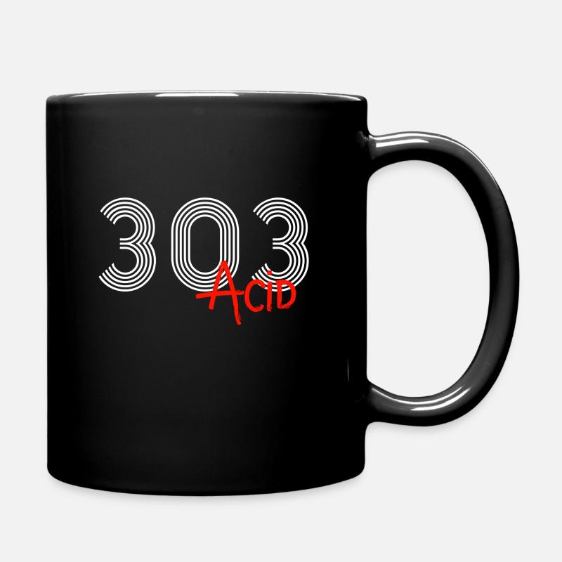 303 Acid | Techno Rave Party Musik DJ Geschenk - Tasse einfarbig - Schwarz