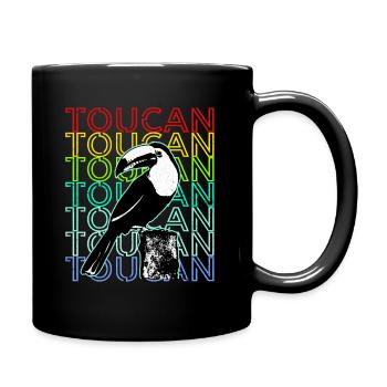 Toucan - Full Colour Mug - black - Right