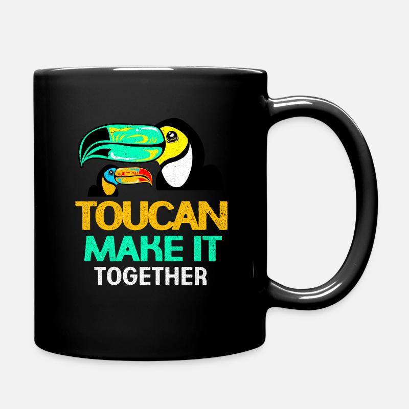 Tukan - Tasse einfarbig - Schwarz
