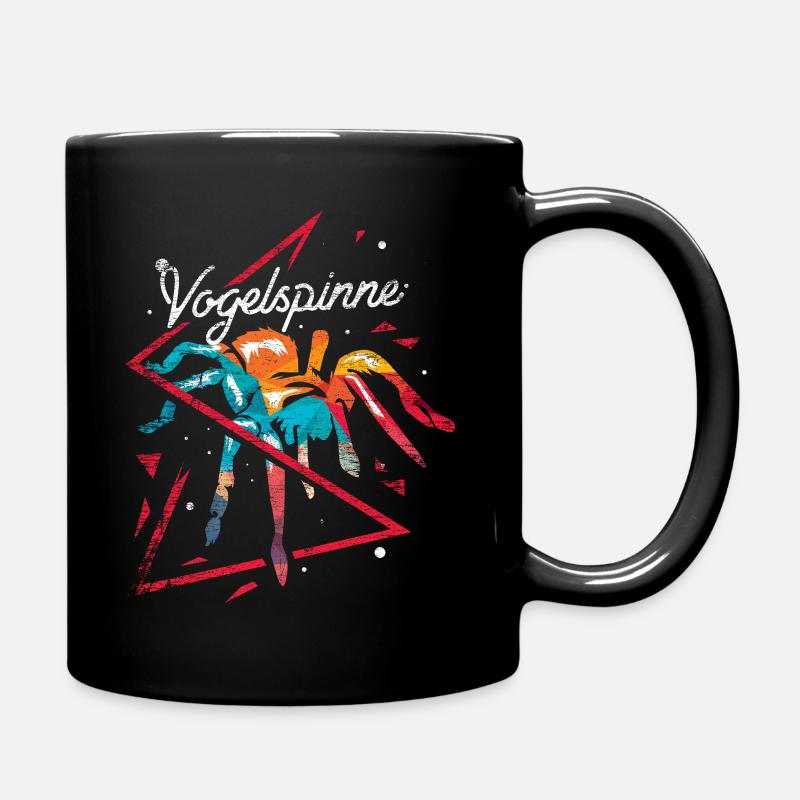 Polygon tarantula gift - Full Colour Mug - black
