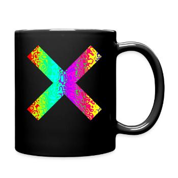 Cross - Full Colour Mug - black - Right