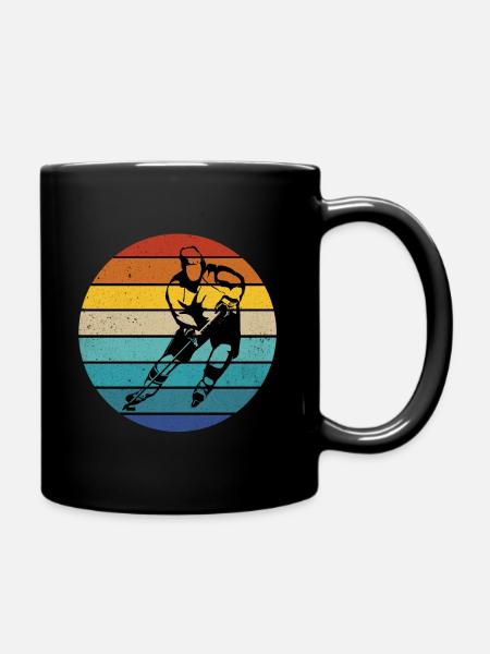 Eishockey - Tasse einfarbig - Schwarz