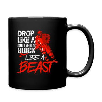 Ice hockey - Full Colour Mug - black - Right