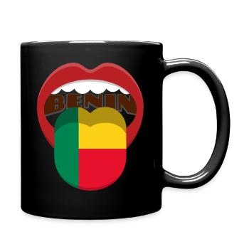 Drapeau du Bénin Porto-Novo Cotonou cadeau - Mug uni - noir - Droite