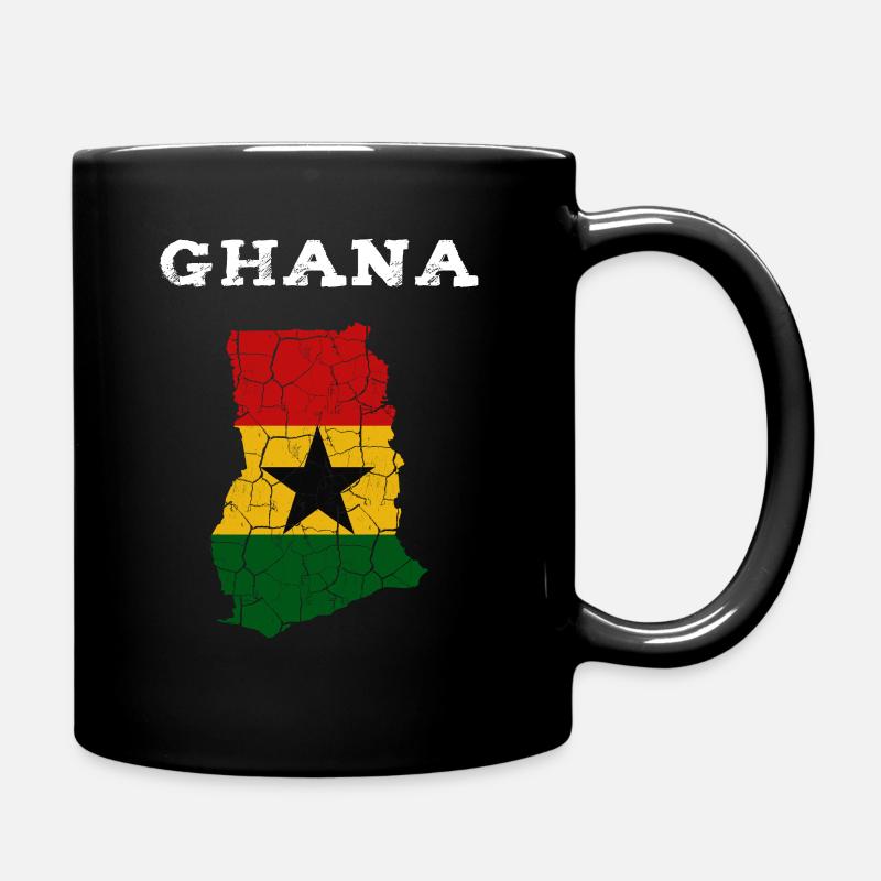 Ghana - Tasse einfarbig - Schwarz