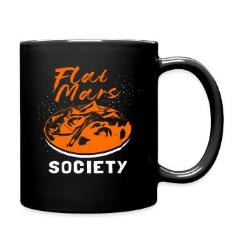 Flat Earth Society Reptiles Conspiracy - Full Colour Mug - black - Right